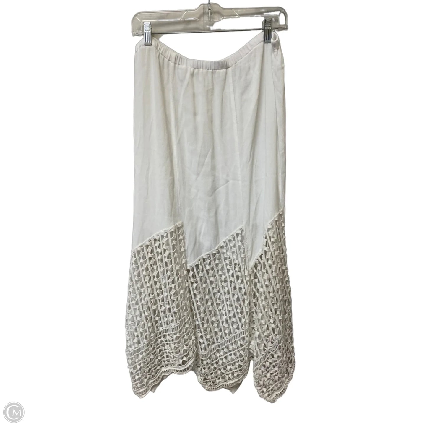 Skirt Maxi By Cme In White, Size: L