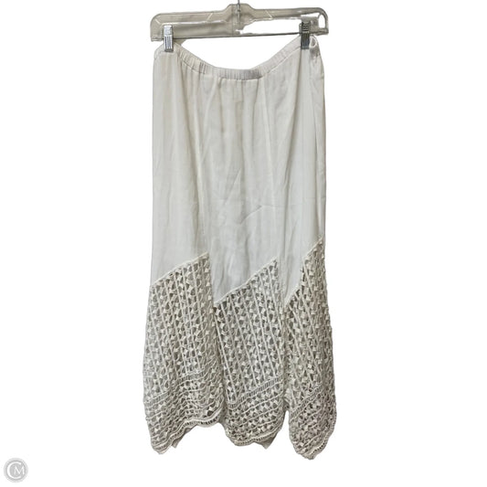 Skirt Maxi By Cme In White, Size: L