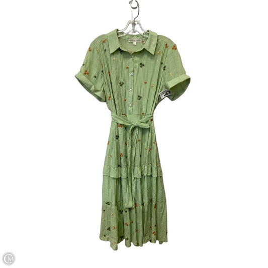 Dress Casual Maxi By Figuero & Flower In Green, Size: L
