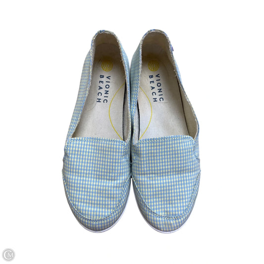 Shoes Flats By Vionic In Plaid Pattern, Size: 9
