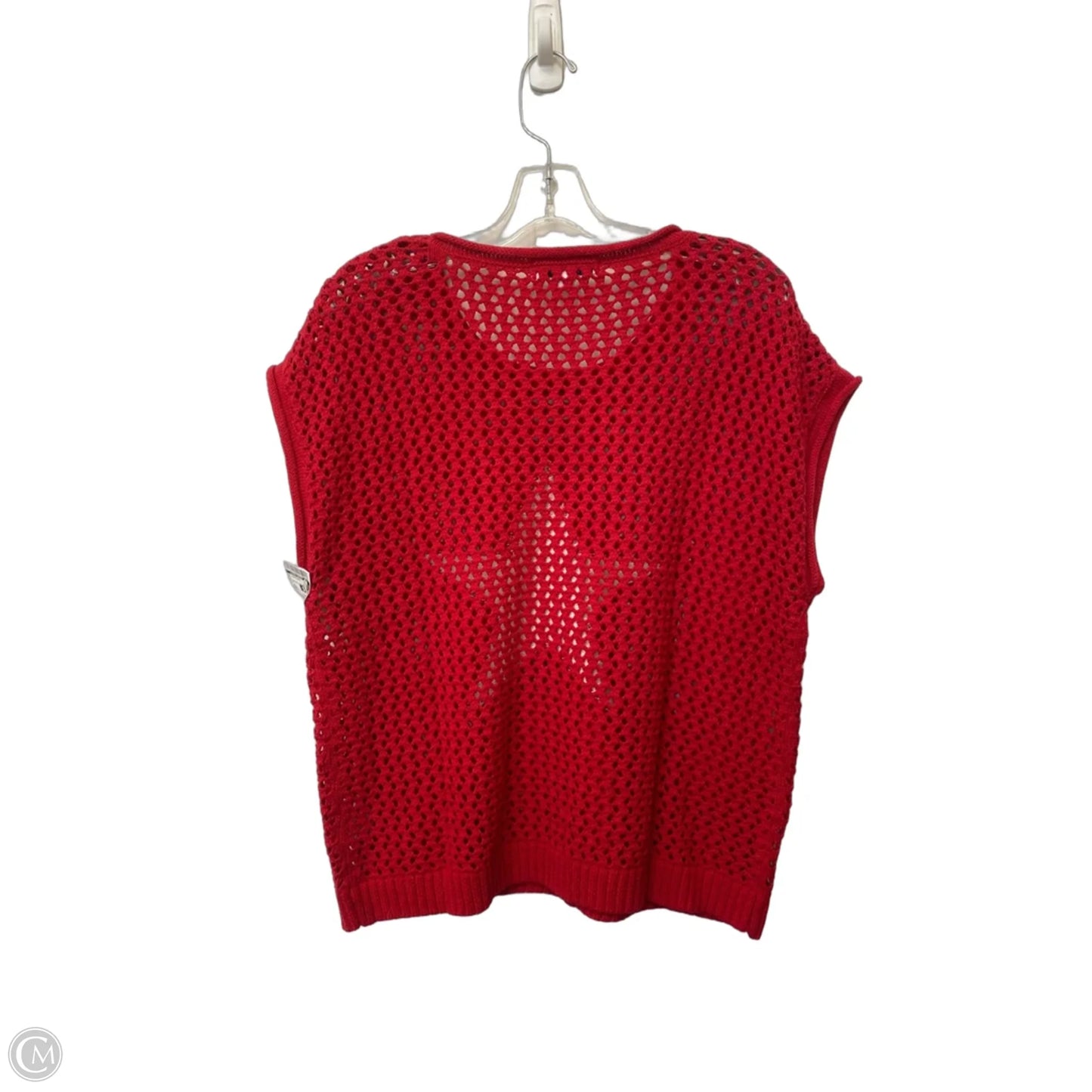 Top Sleeveless By Clothes Mentor In Red, Size: L