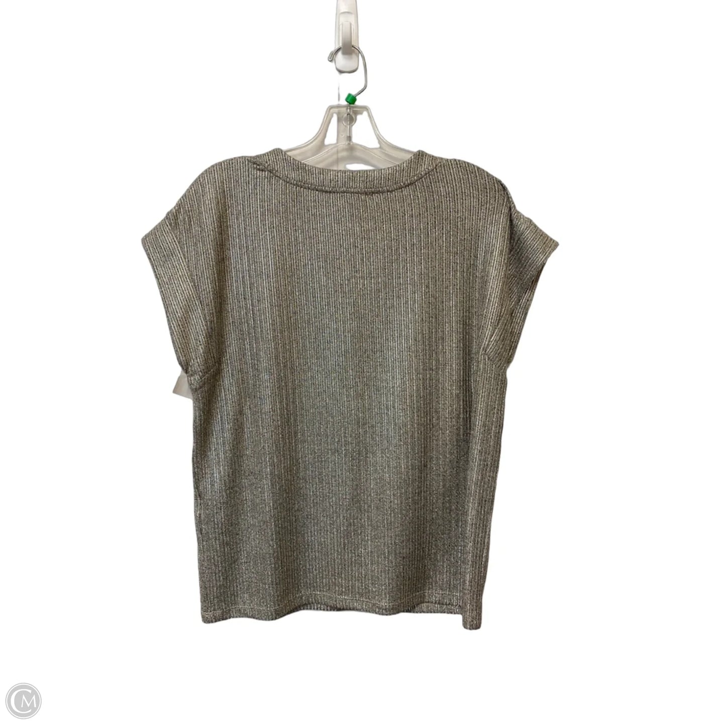 Top Short Sleeve By White House Black Market In Gold, Size: M