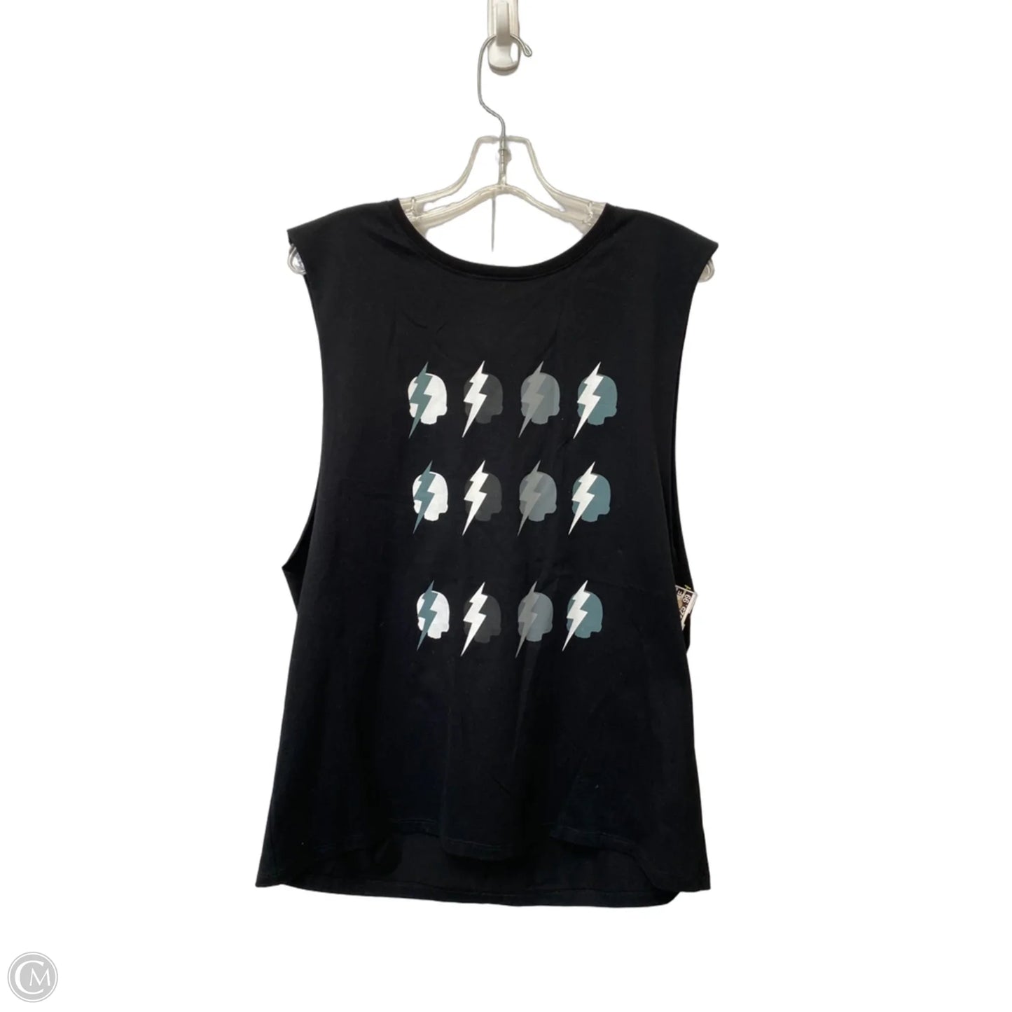 Top Sleeveless By Cma In Black, Size: M