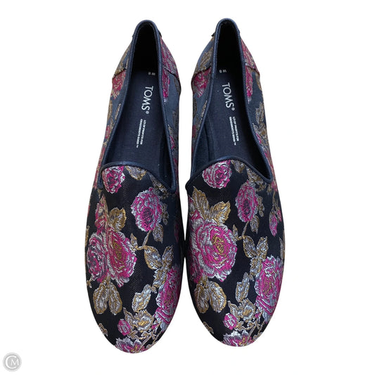 Shoes Flats By Toms In Floral Print, Size: 8