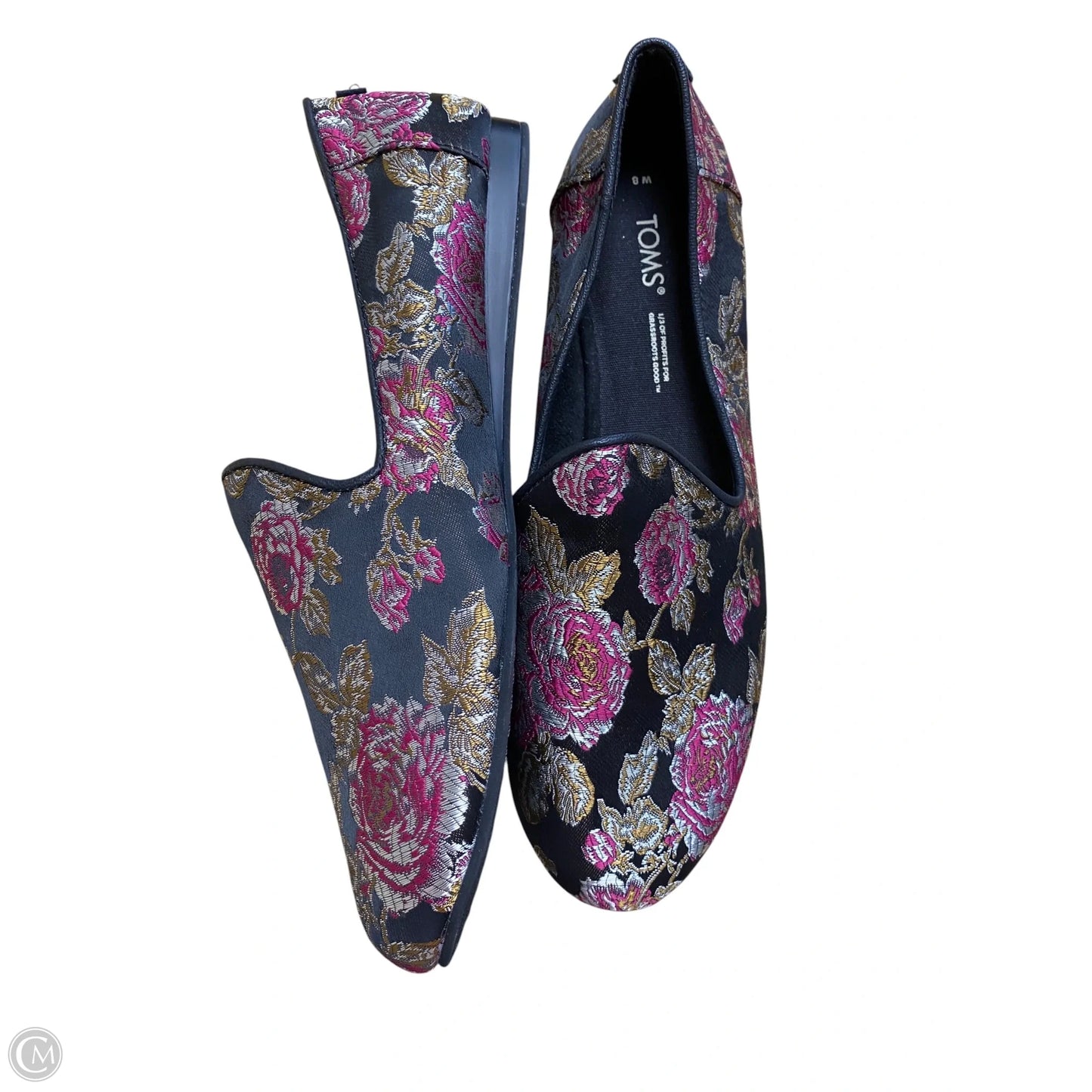 Shoes Flats By Toms In Floral Print, Size: 8