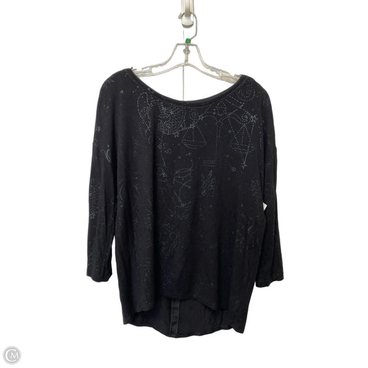 Top Long Sleeve By White House Black Market In Black, Size: M