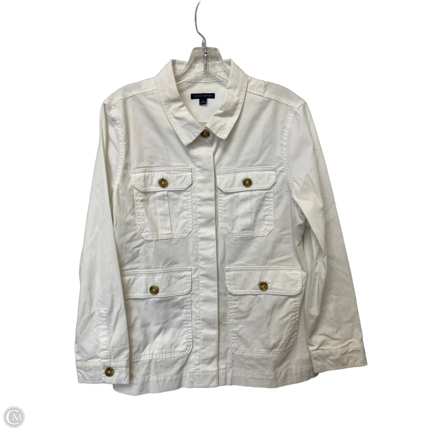 Jacket Other By Tommy Hilfiger In White, Size: L