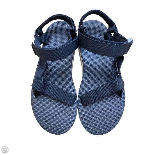 Sandals Heels Platform By Teva In Black, Size: 8