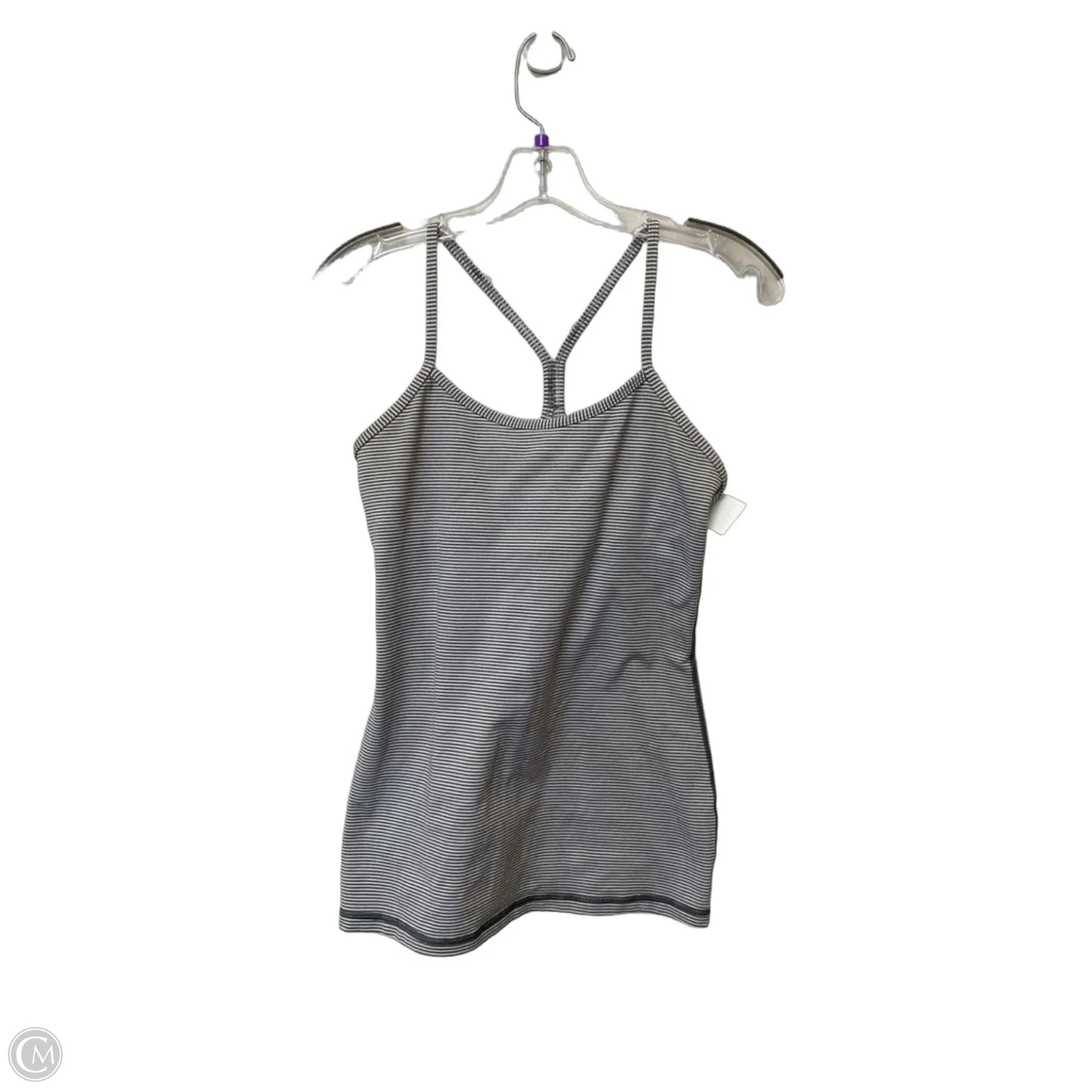 Athletic Tank Top By Lululemon In Striped Pattern, Size: 6