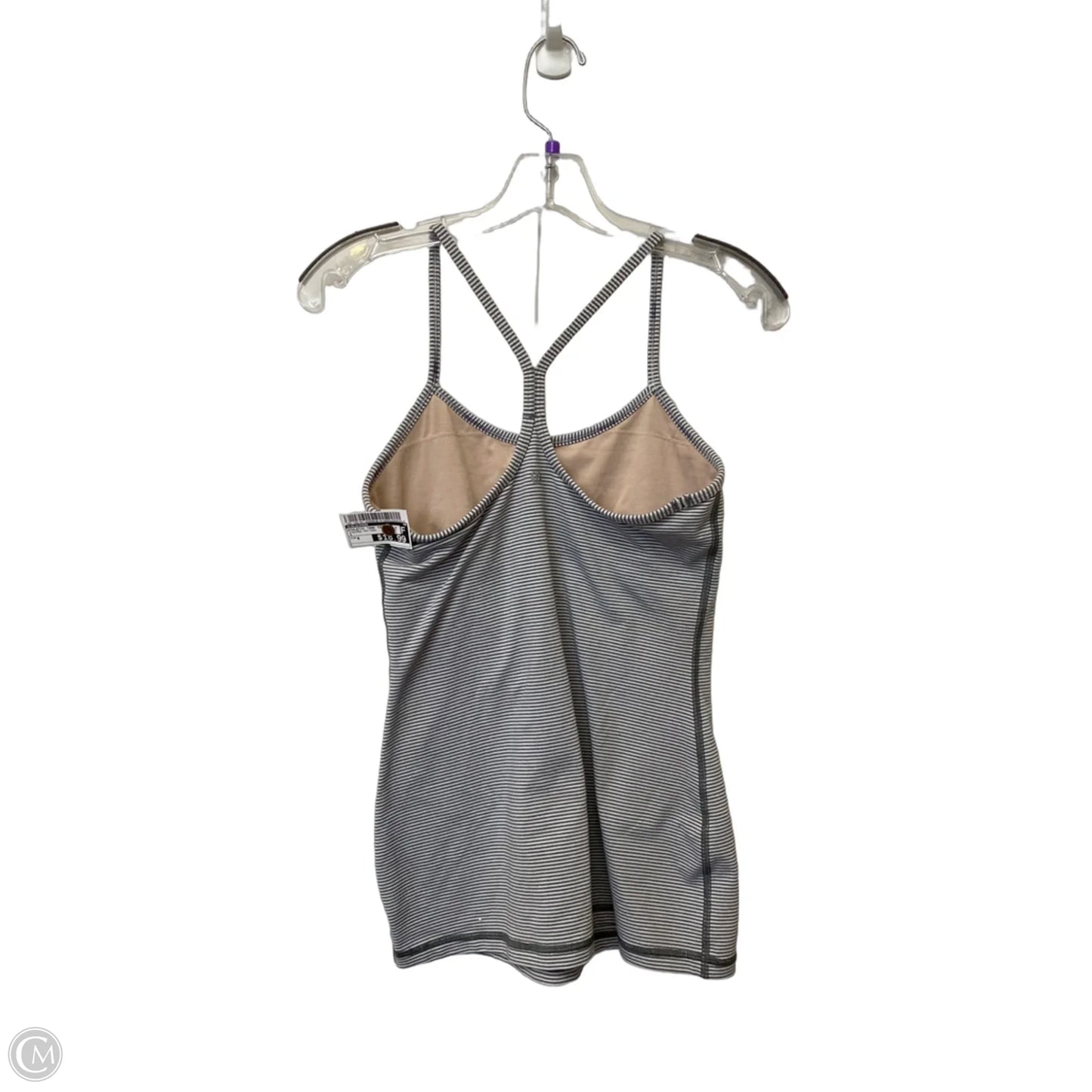 Athletic Tank Top By Lululemon In Striped Pattern, Size: 6
