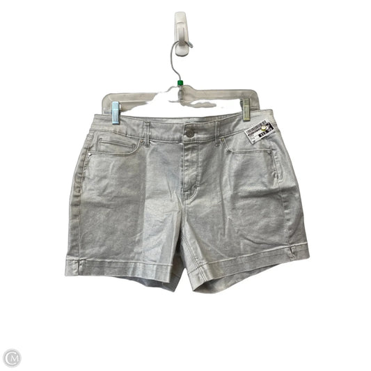 Shorts By White House Black Market In Silver, Size: 8