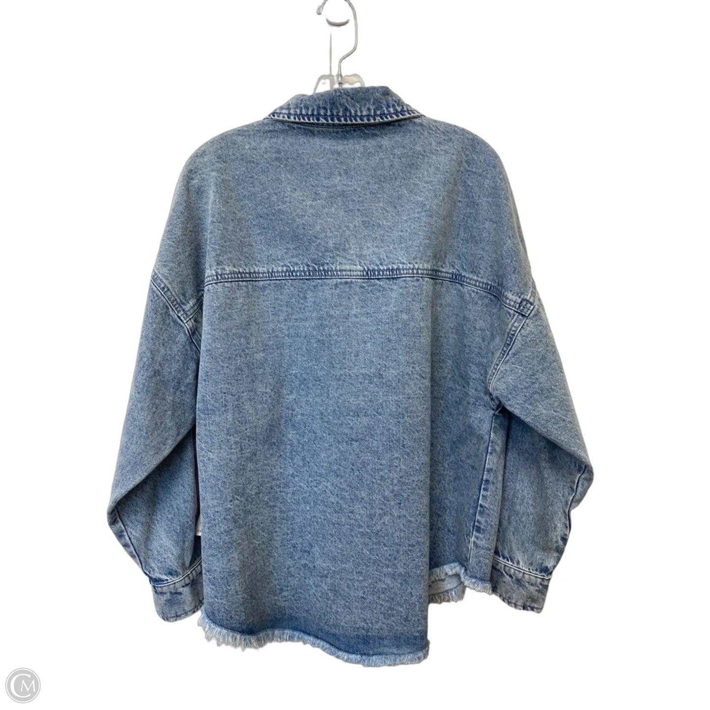 Jacket Denim By Celebrity Pink In Blue Denim, Size: M