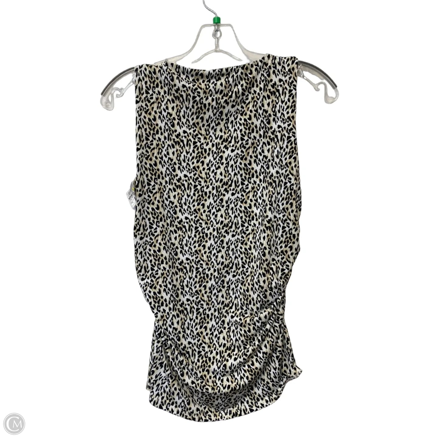 Top Sleeveless By White House Black Market In Animal Print, Size: S