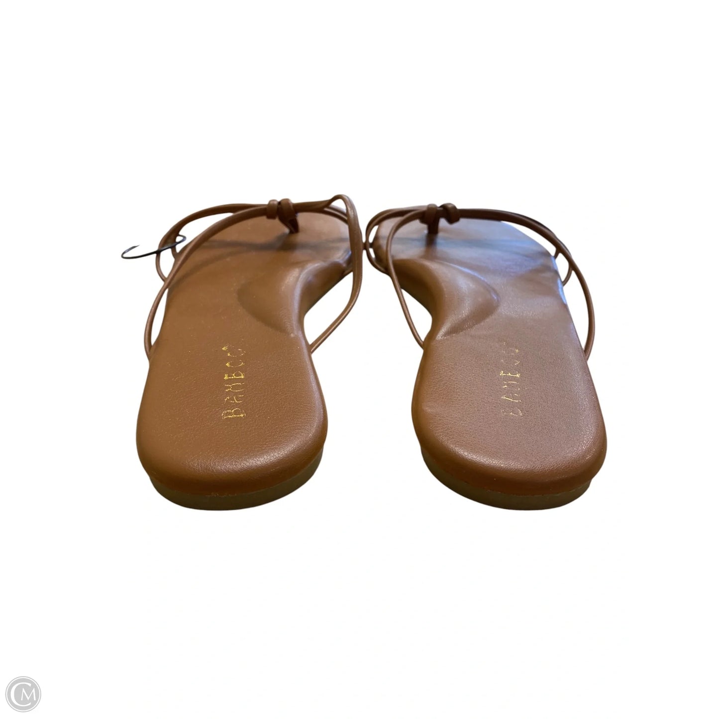 Sandals Flats By Bamboo In Brown, Size: 7.5