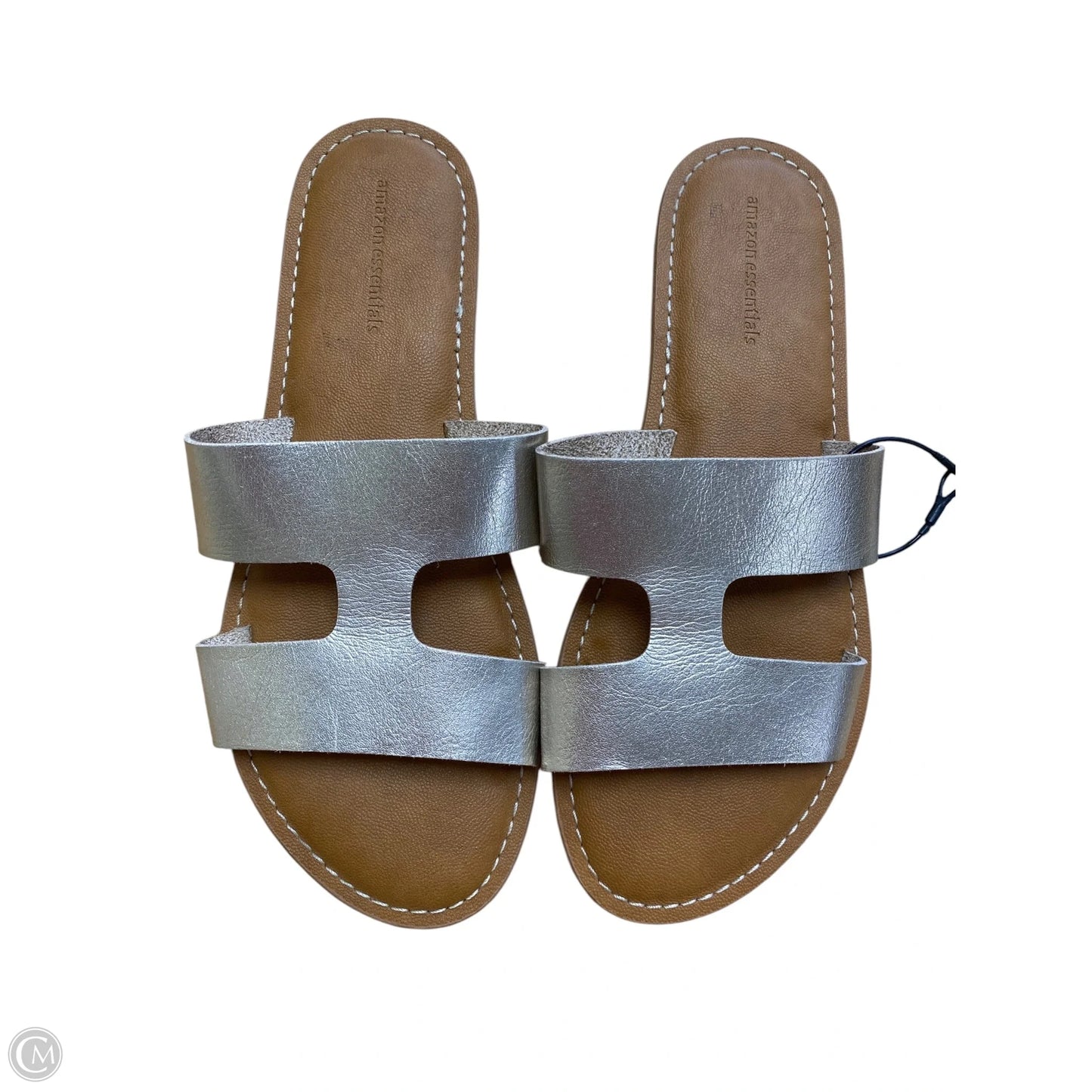 Sandals Flats By Amazon Essentials In Gold, Size: 7.5