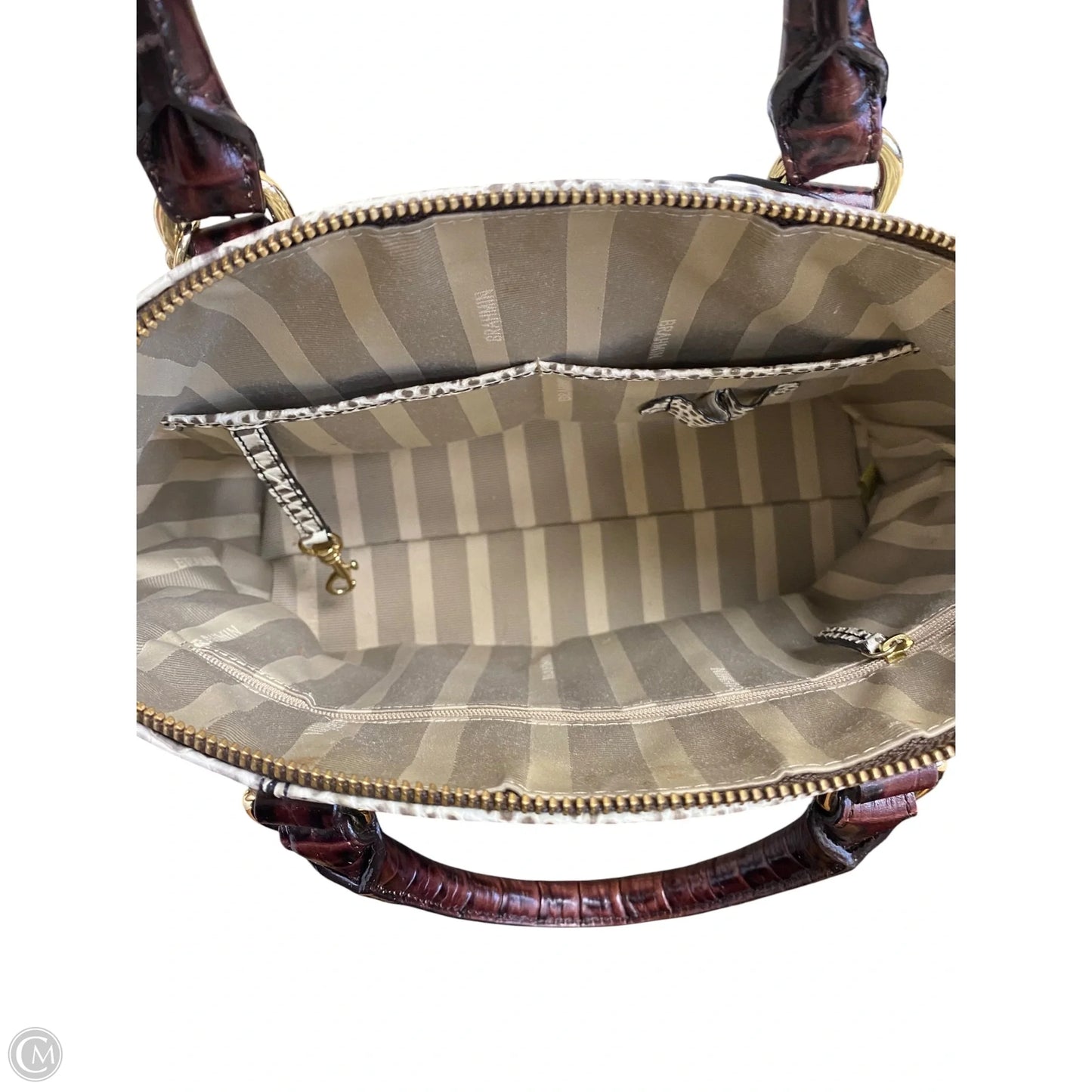 Handbag Designer By Brahmin, Size: Medium