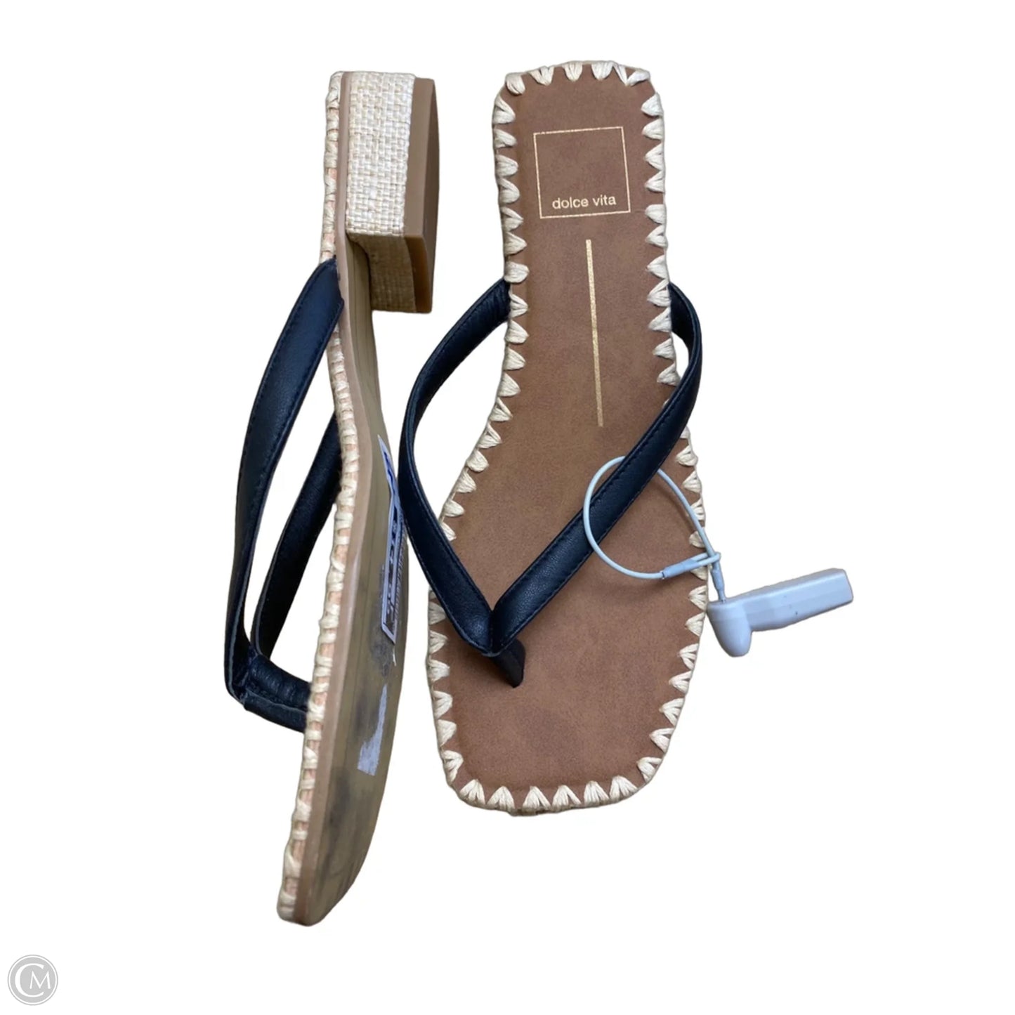 Sandals Flip Flops By Dolce Vita In Black, Size: 7