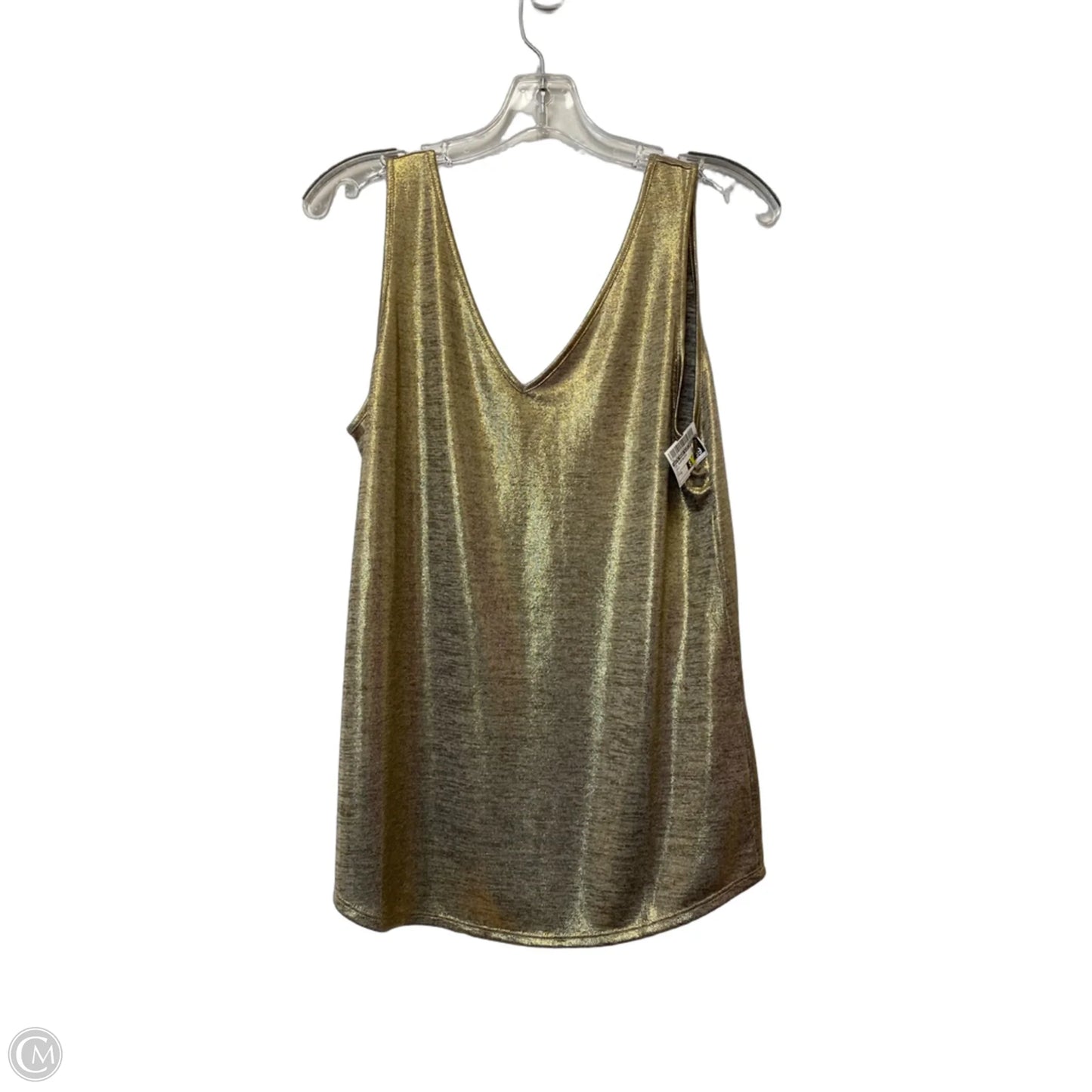 Top Sleeveless By White House Black Market In Gold, Size: M