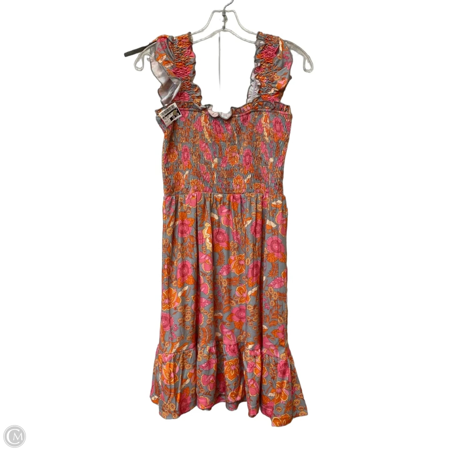 Dress Casual Midi By Cmf In Floral Print, Size: S
