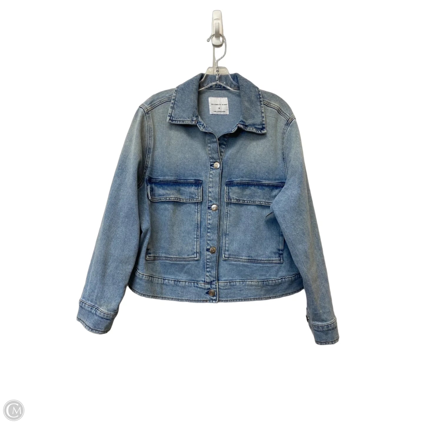 Jacket Denim By Celebrity Pink In Blue, Size: S