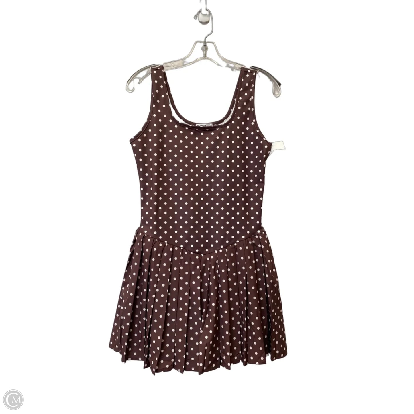 Dress Casual Midi By Cme In Polkadot Pattern, Size: M