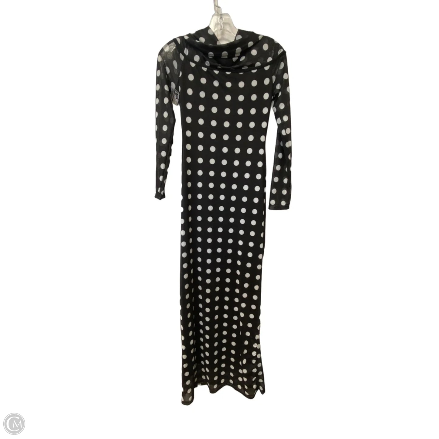 Dress Party Long By Clothes Mentor In Polkadot Pattern, Size: M