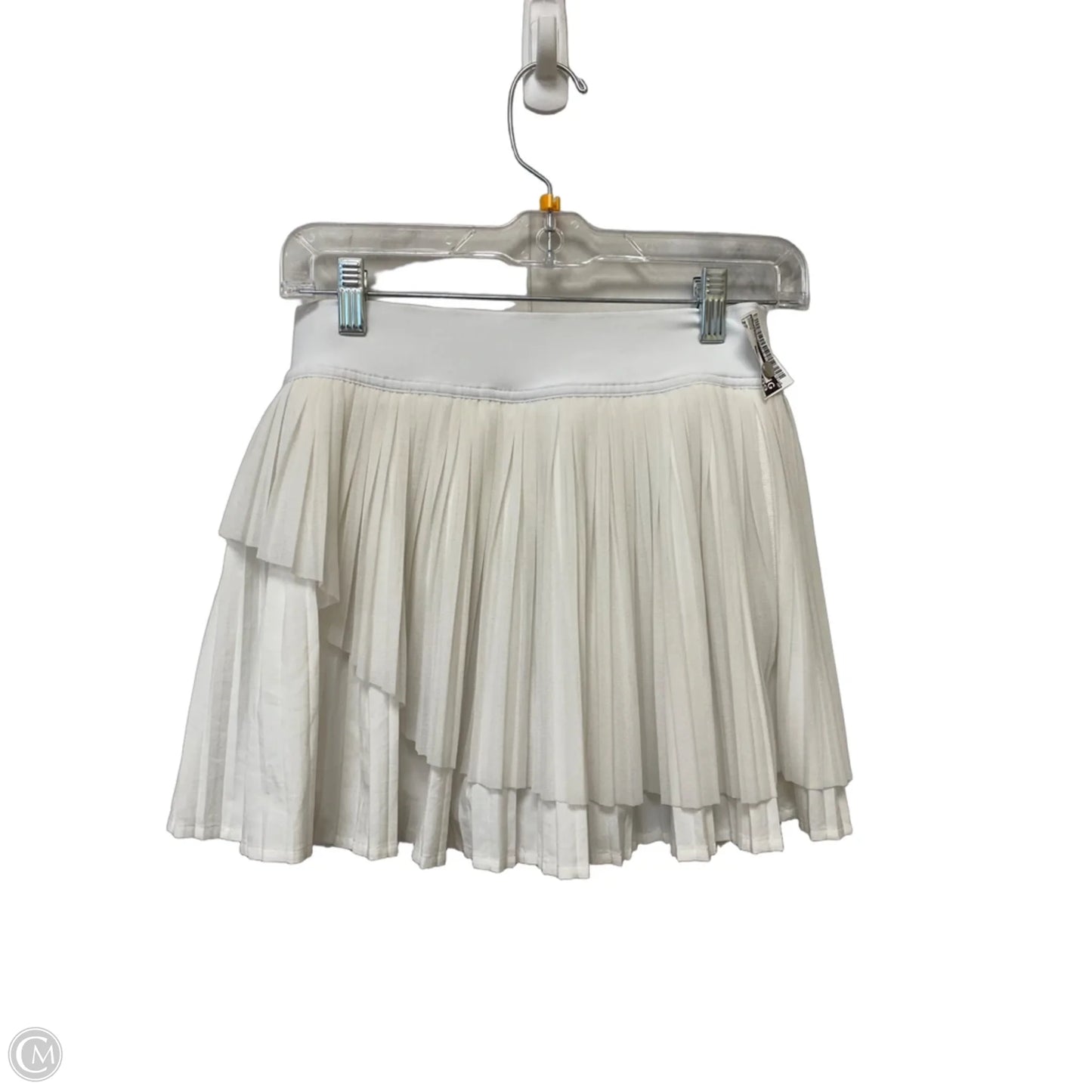 Athletic Skort By Lululemon In White, Size: 4