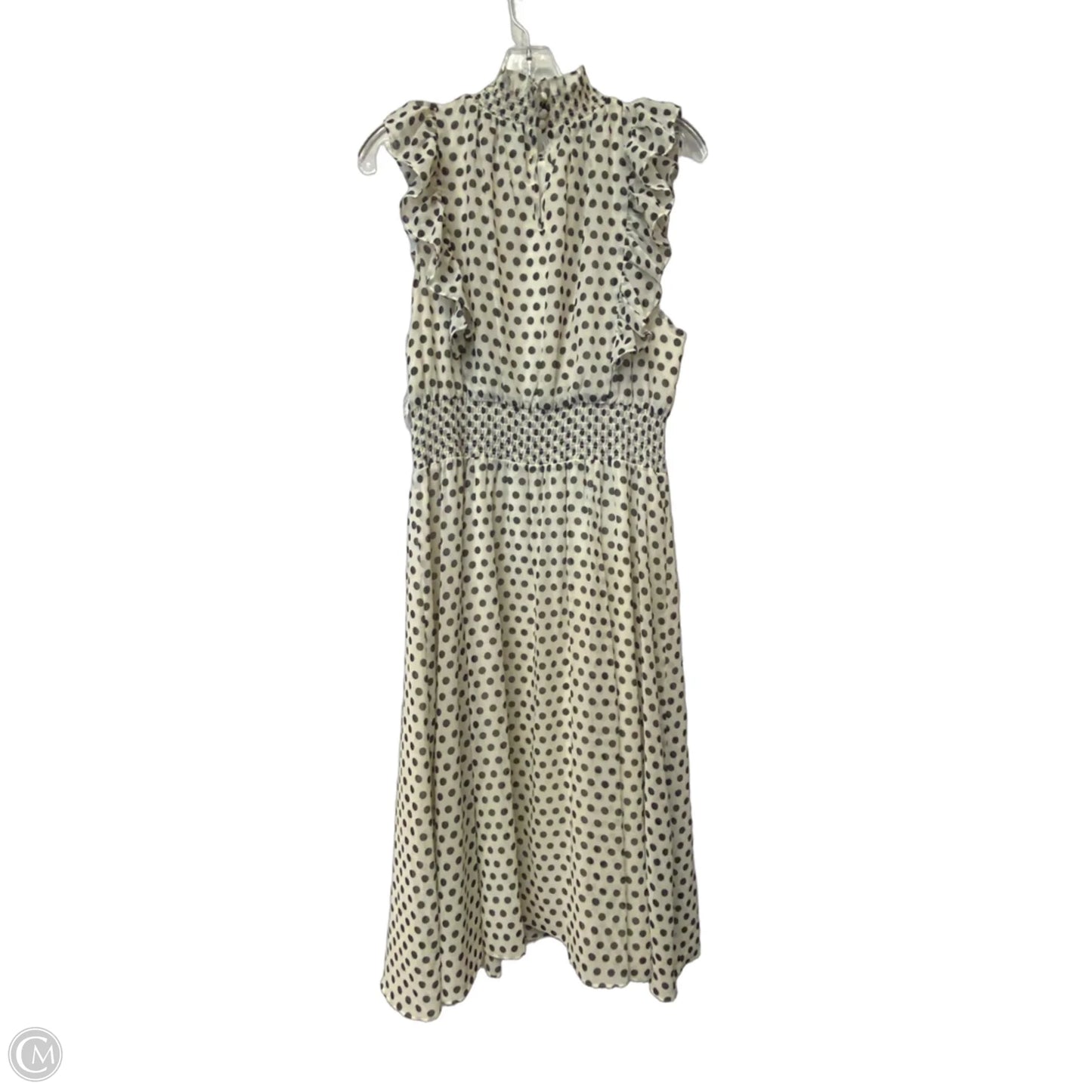 Dress Casual Midi By Alexia Admor In Polkadot Pattern, Size: 10