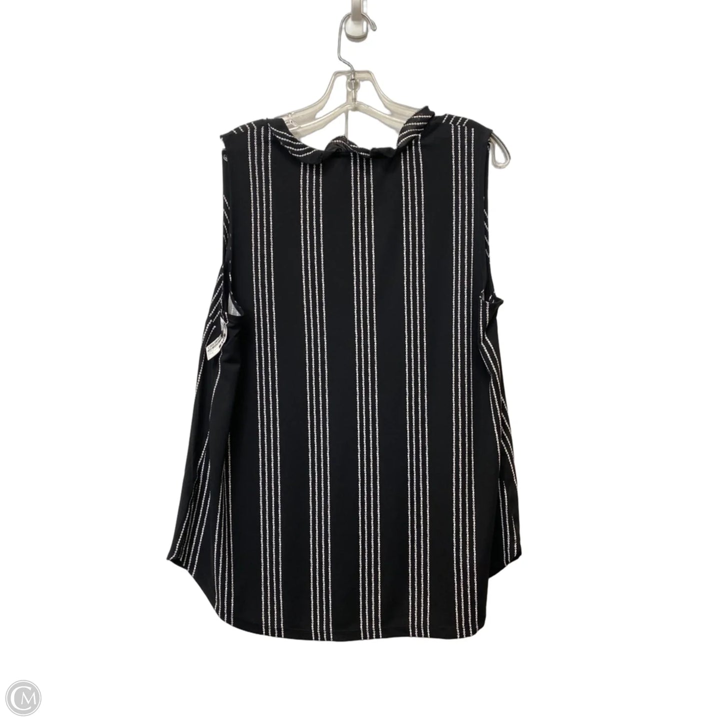 Top Sleeveless By Ann Taylor In Black, Size: L