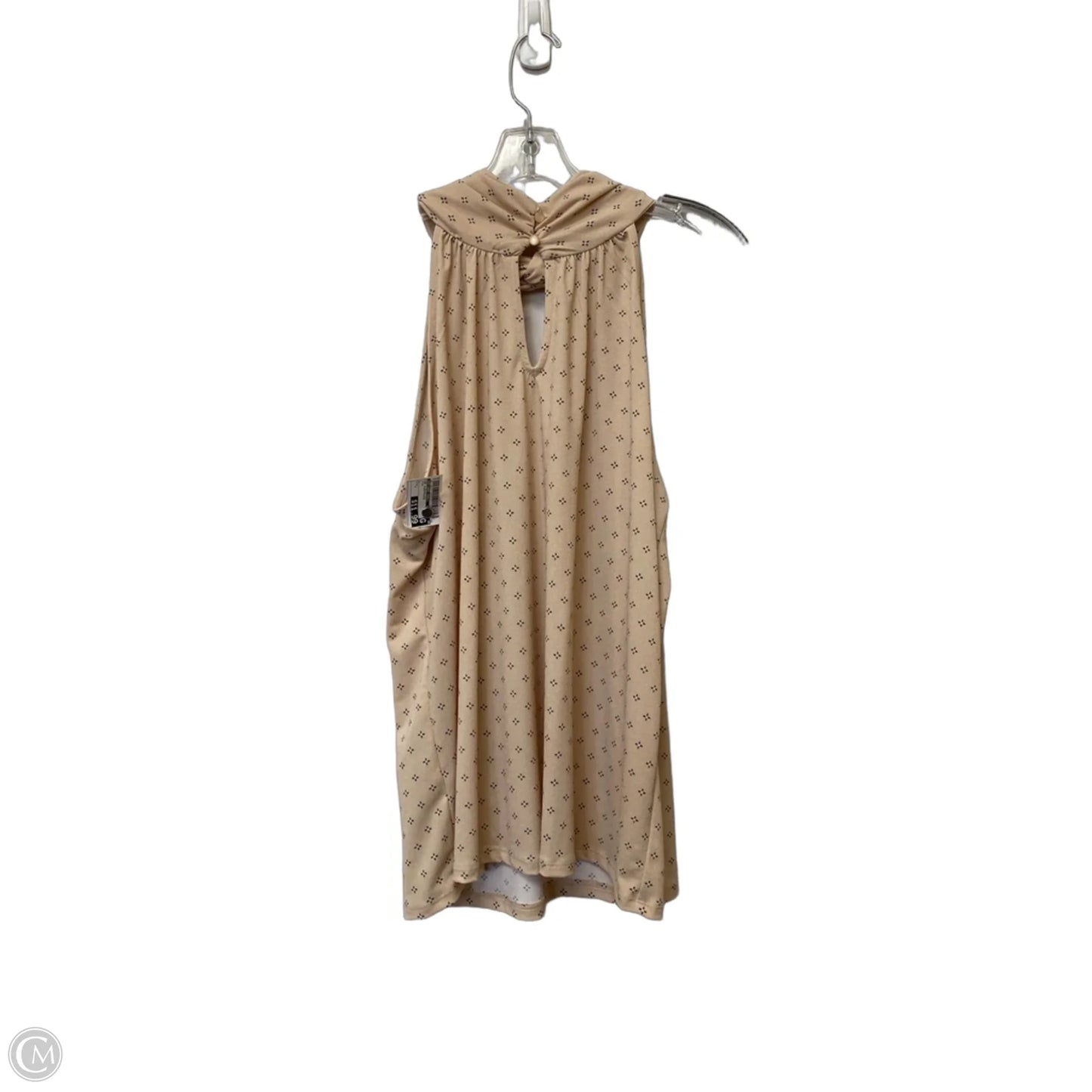 Top Sleeveless By Adrianna Papell In Pink, Size: L