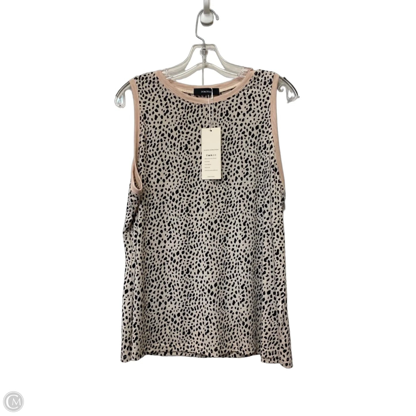 Top Sleeveless Basic By Dokotoo In Animal Print, Size: Xl
