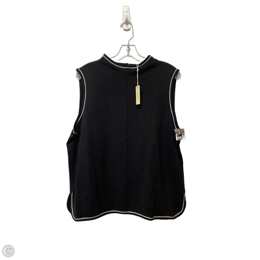 Top Sleeveless By Max Studio In Black, Size: Xl