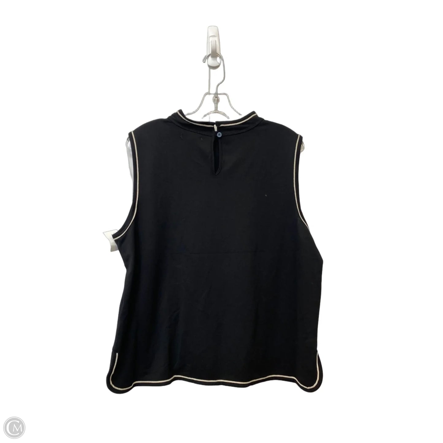 Top Sleeveless By Max Studio In Black, Size: Xl