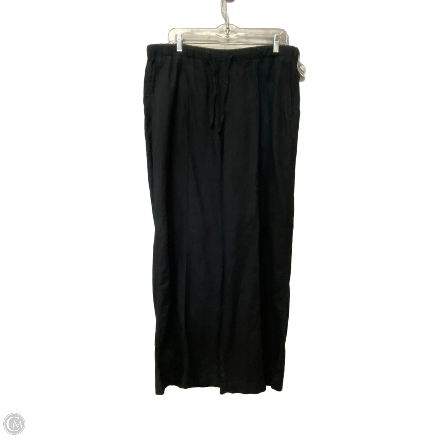 Pants Linen By Gap In Black, Size: L