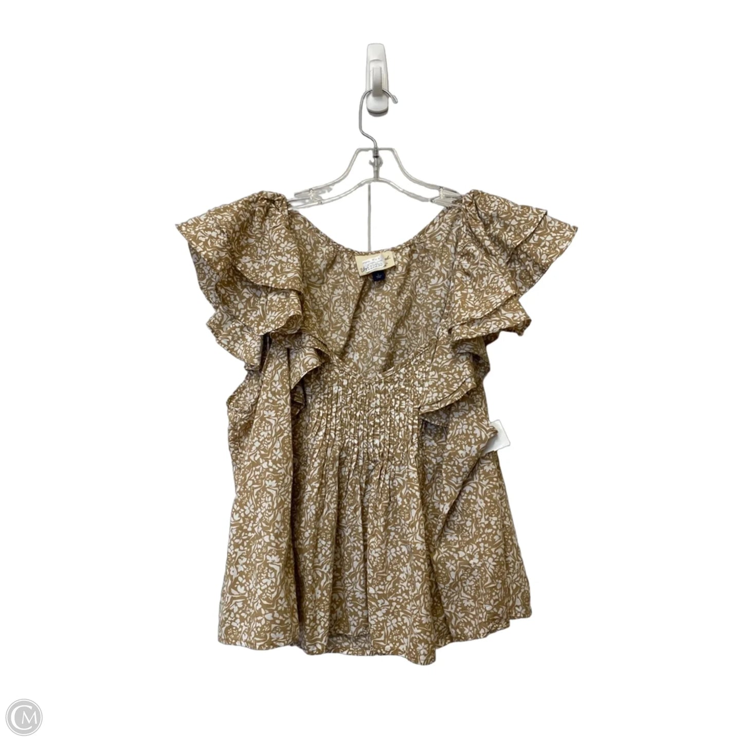 Top Sleeveless By Universal Thread In Tan, Size: L