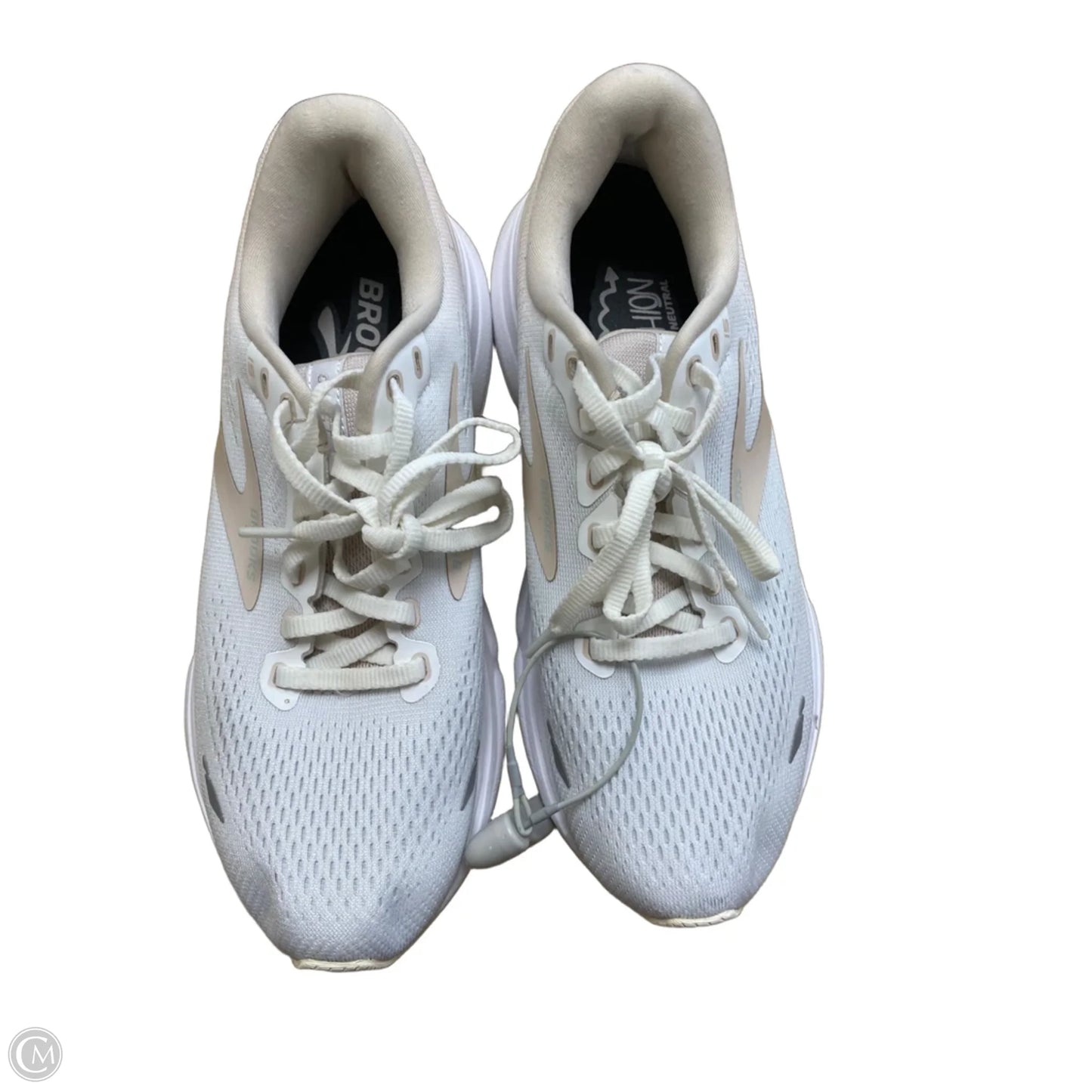 Shoes Athletic By Brooks In White, Size: 7.5