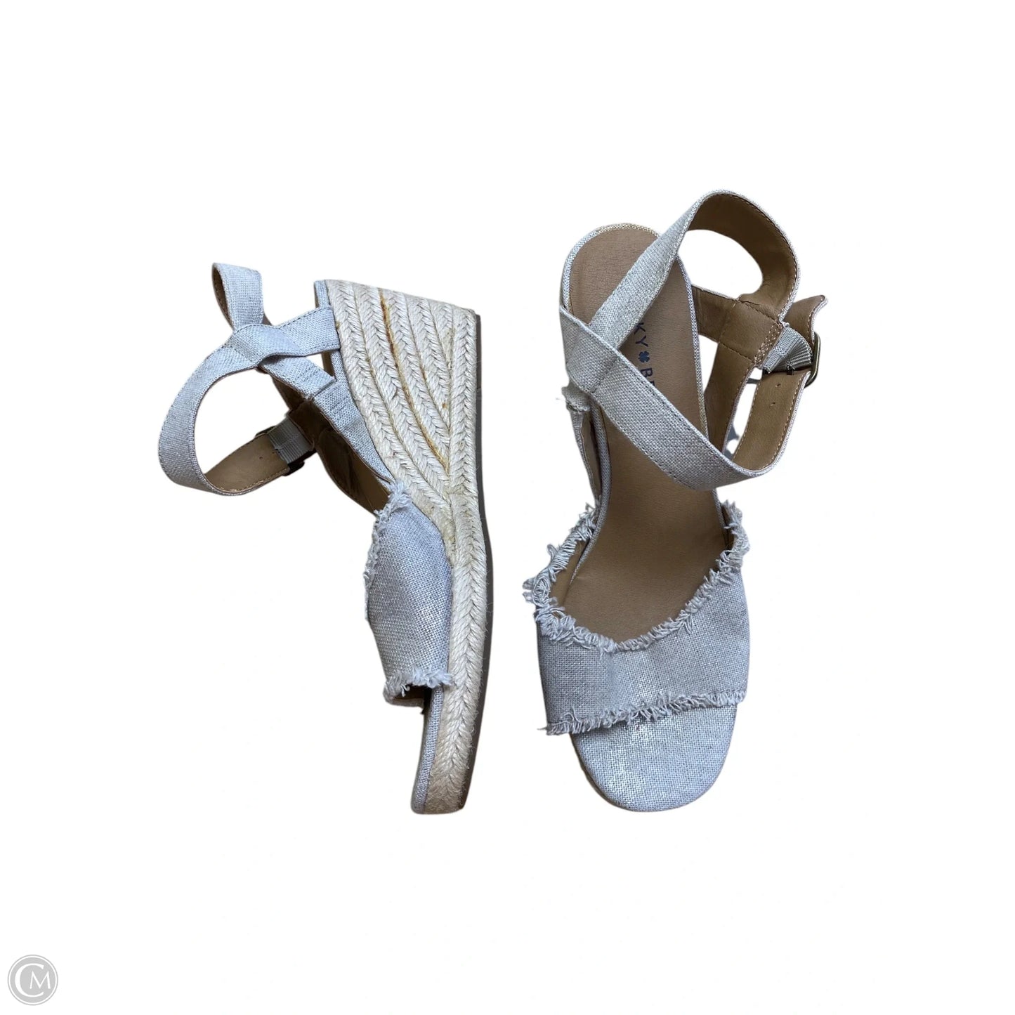 Shoes Heels Wedge By Lucky Brand In Tan, Size: 8