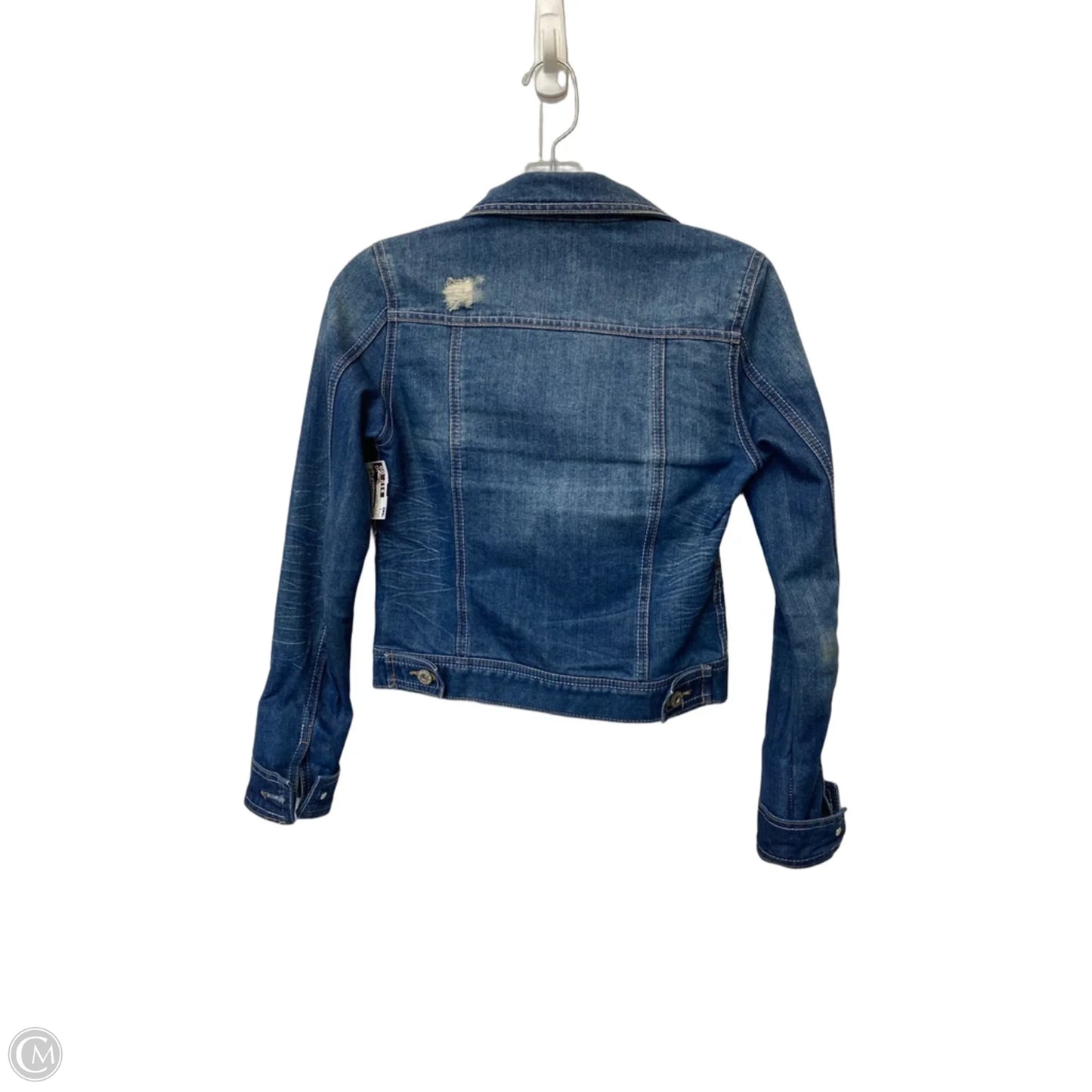 Jacket Denim By Mudd In Blue Denim, Size: S