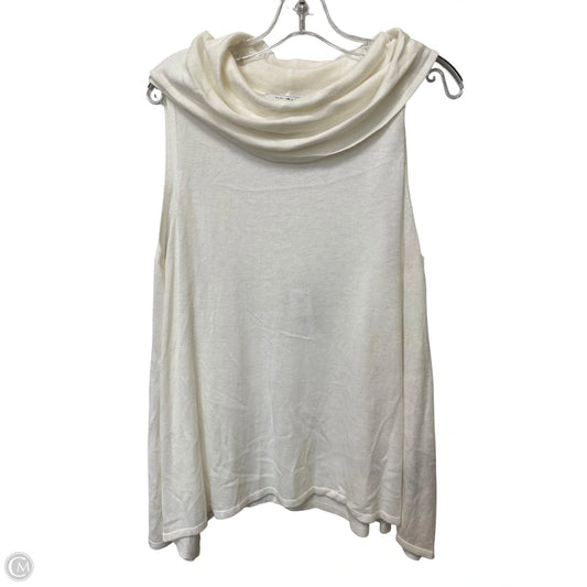 Top Sleeveless By White House Black Market In White, Size: L