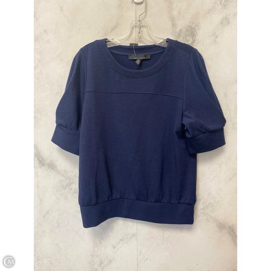 Top Short Sleeve By White House Black Market In Blue, Size: M