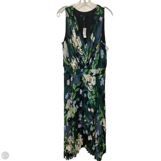 Dress Casual Maxi By White House Black Market In Floral Print, Size: 14