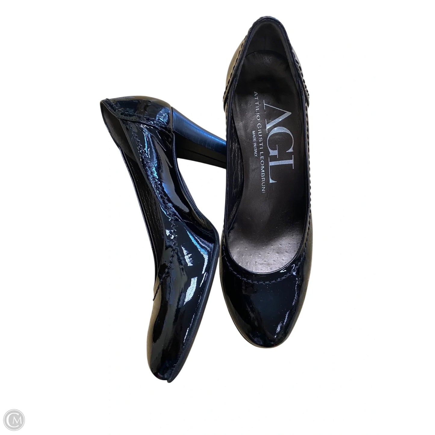 Shoes Heels Block By Agl In Black, Size: 6