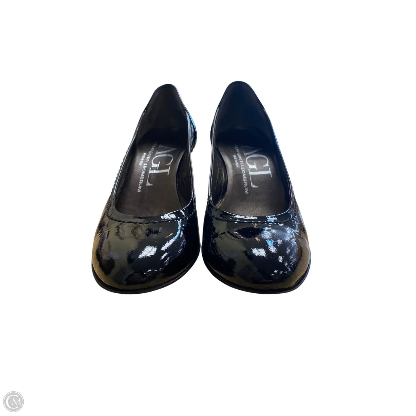 Shoes Heels Block By Agl In Black, Size: 6