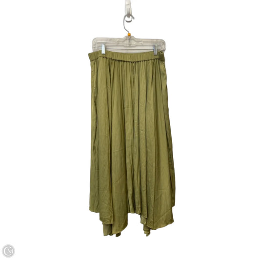 Skirt Maxi By Anthropologie In Green, Size: L