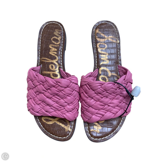 Sandals Flats By Sam Edelman In Pink, Size: 8.5