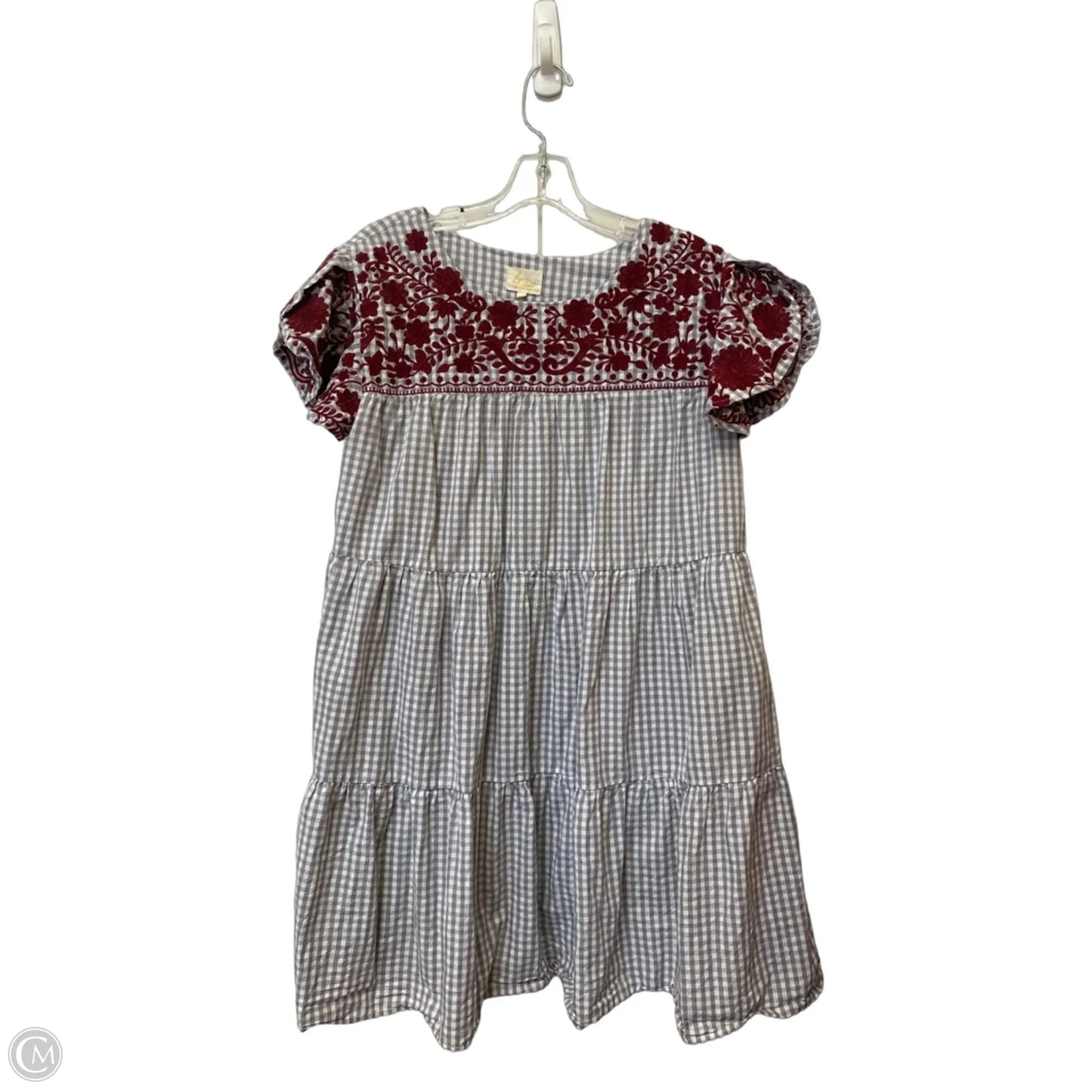 Dress Casual Midi By Clothes Mentor In Checkered Pattern, Size: S