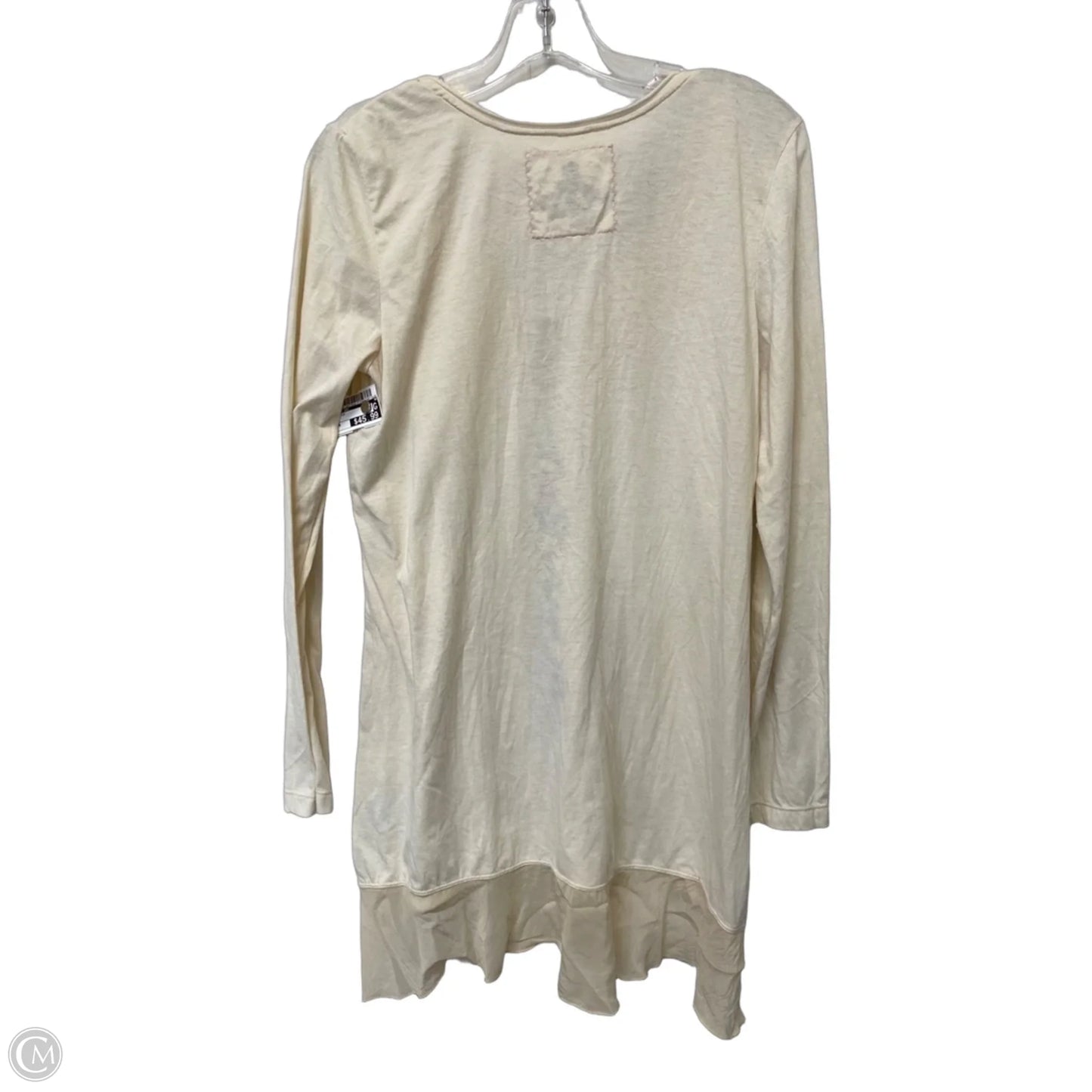 Tunic Long Sleeve By Johnny Was In Cream, Size: M