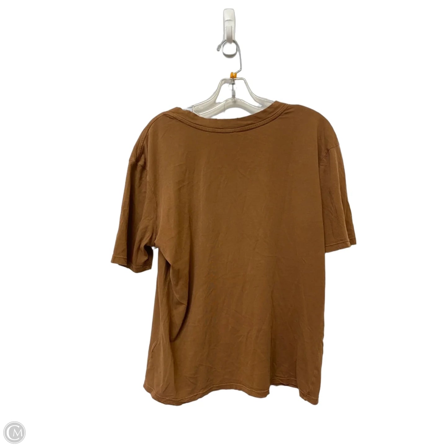Top Short Sleeve By Free People In Brown, Size: M