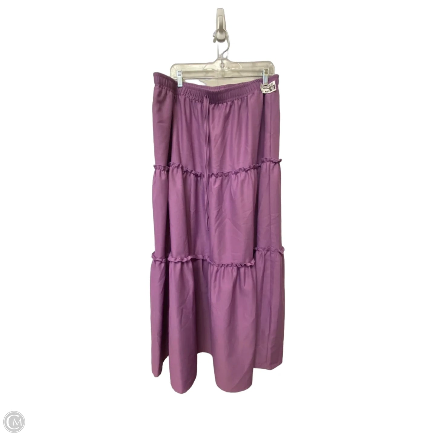 Skirt Maxi By Shein In Purple, Size: 3x