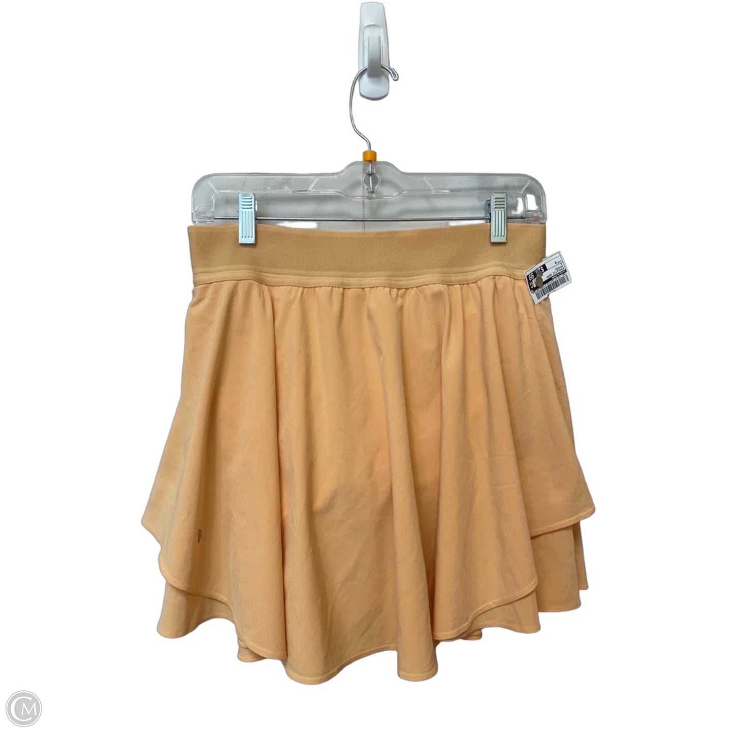 Athletic Skort By Lululemon In Orange, Size: 8
